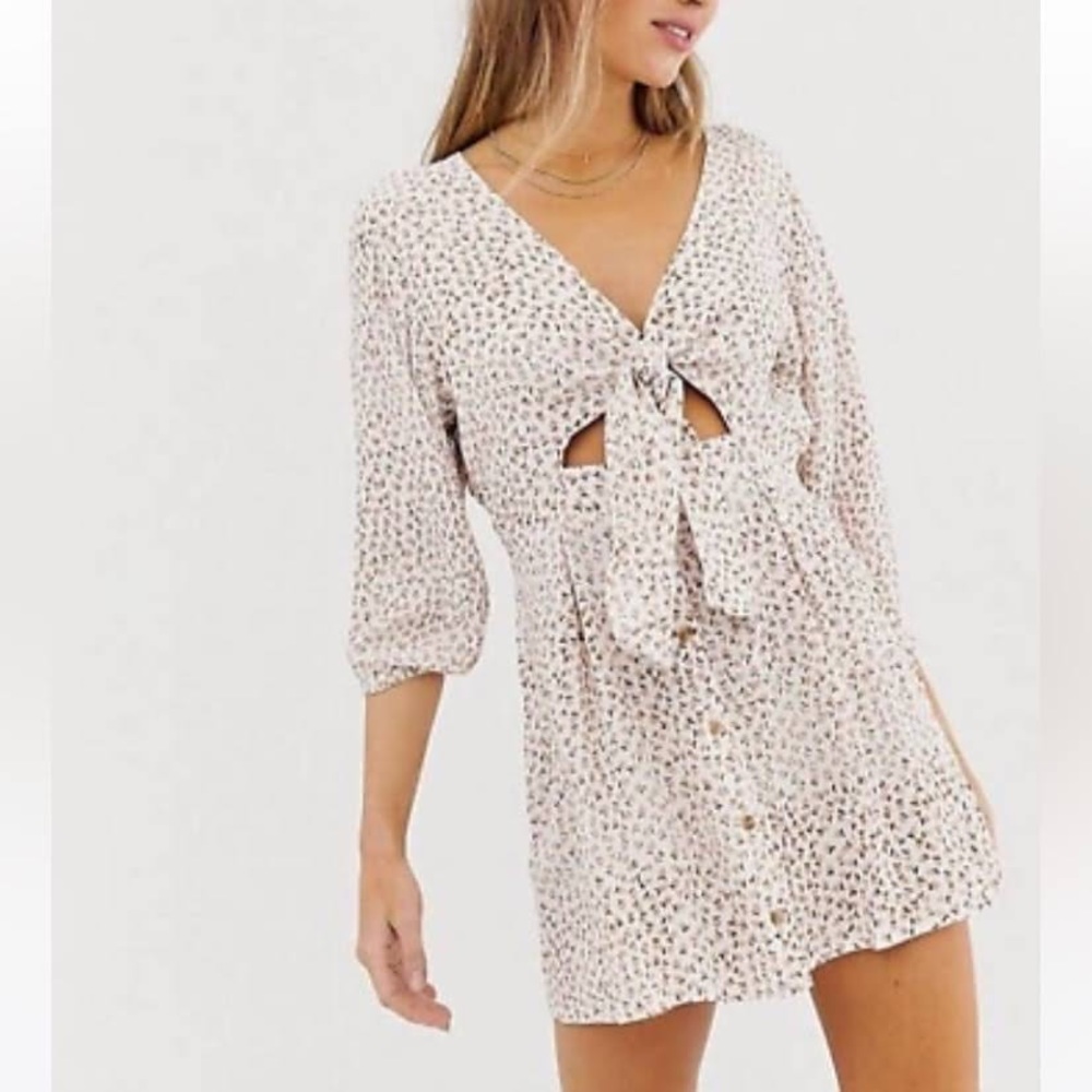 Faithfull The Brand Trinidad Dress in Pink Rae Floral